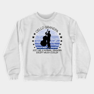 cello grandpa Crewneck Sweatshirt